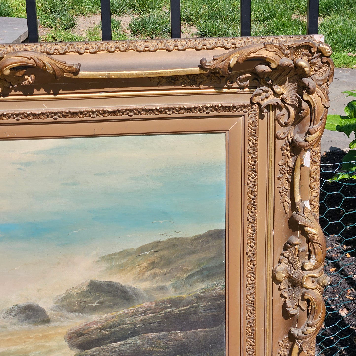 Oil on Canvas Seascape - Signed R Alexander