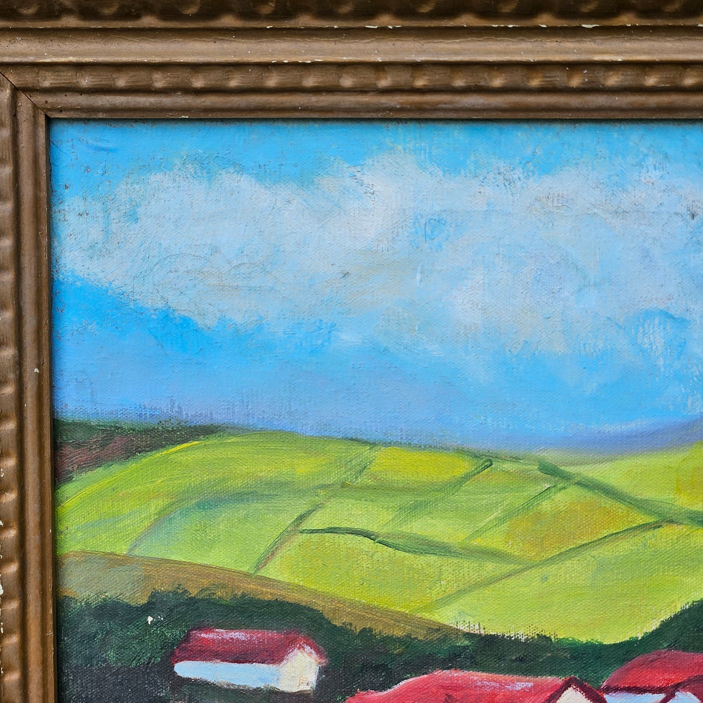 Oil on Canvas Landscape Signed A Vicono