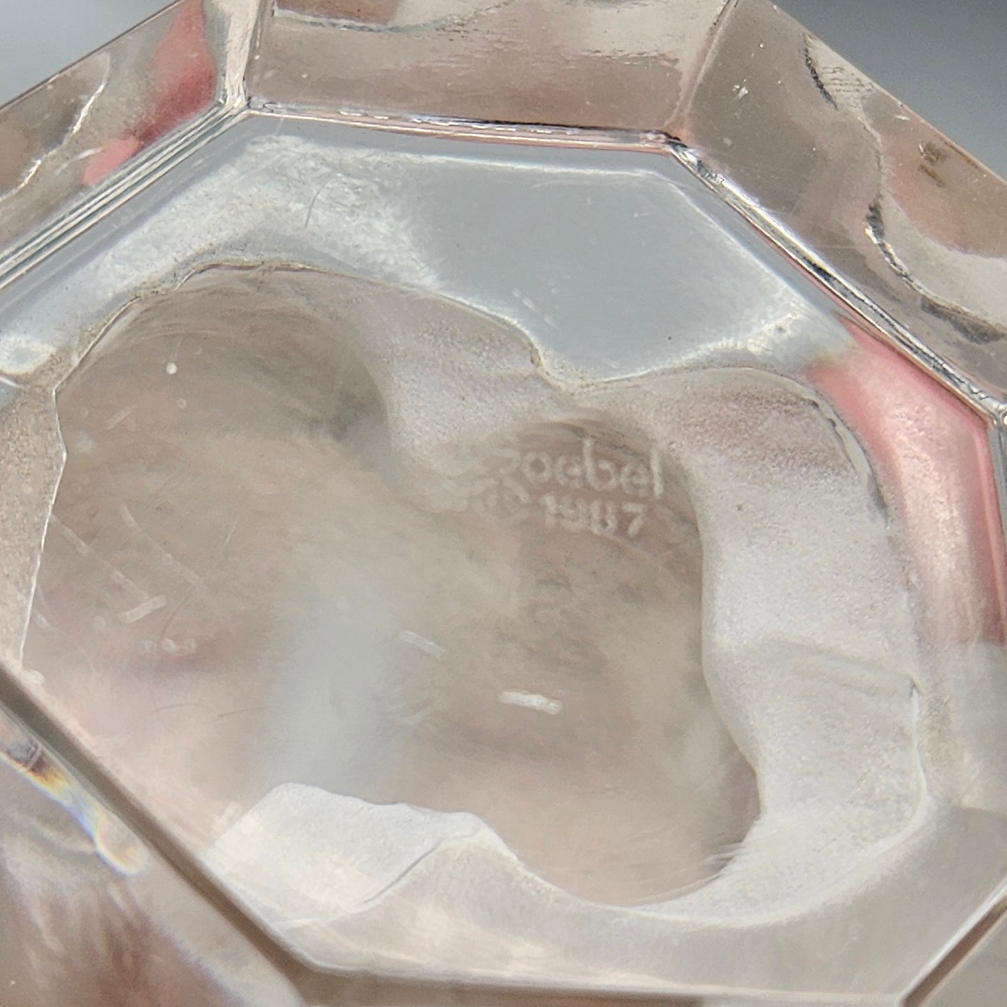 Goebel Crystal Bear Figurine