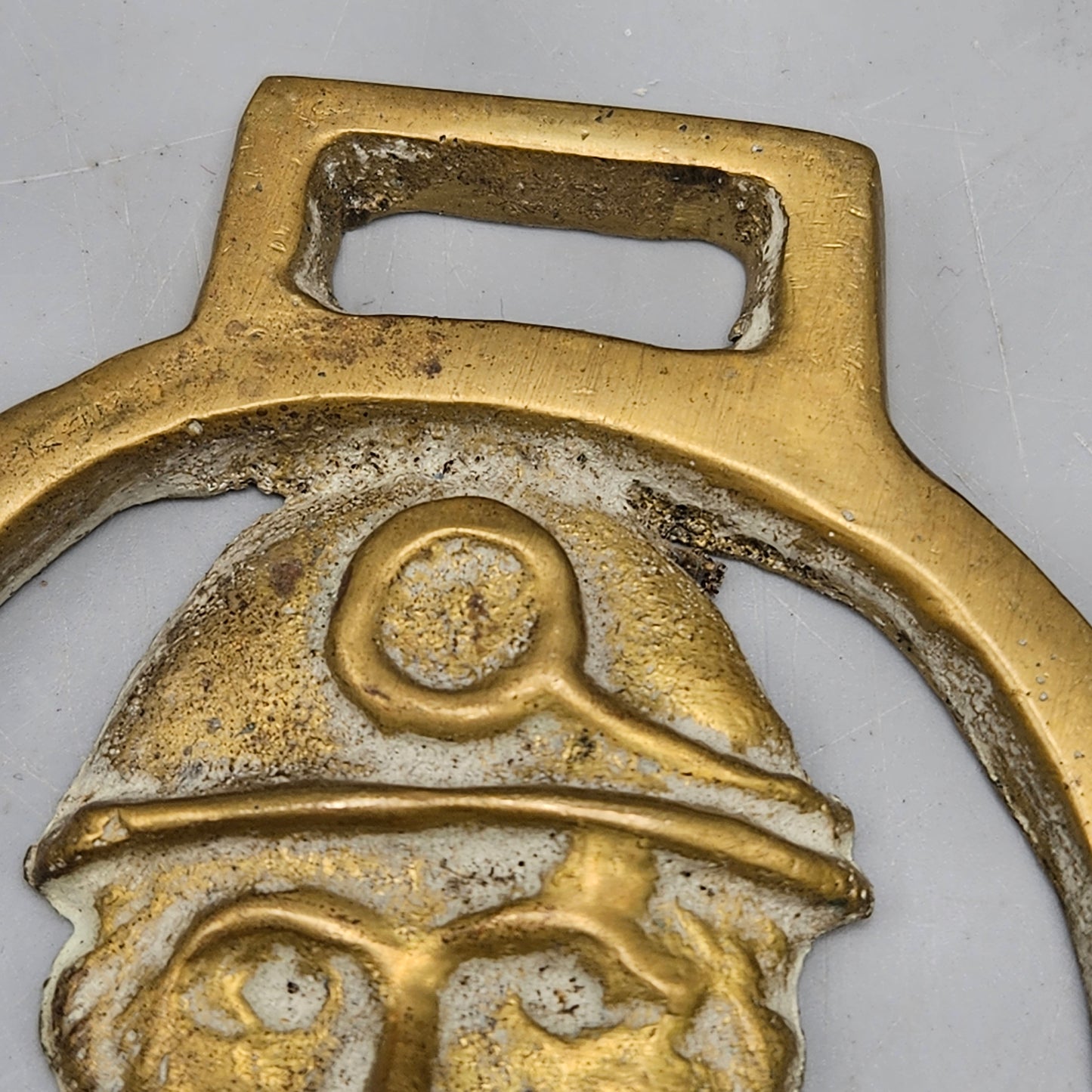 Horse Brass - Coal Miner with Respirator