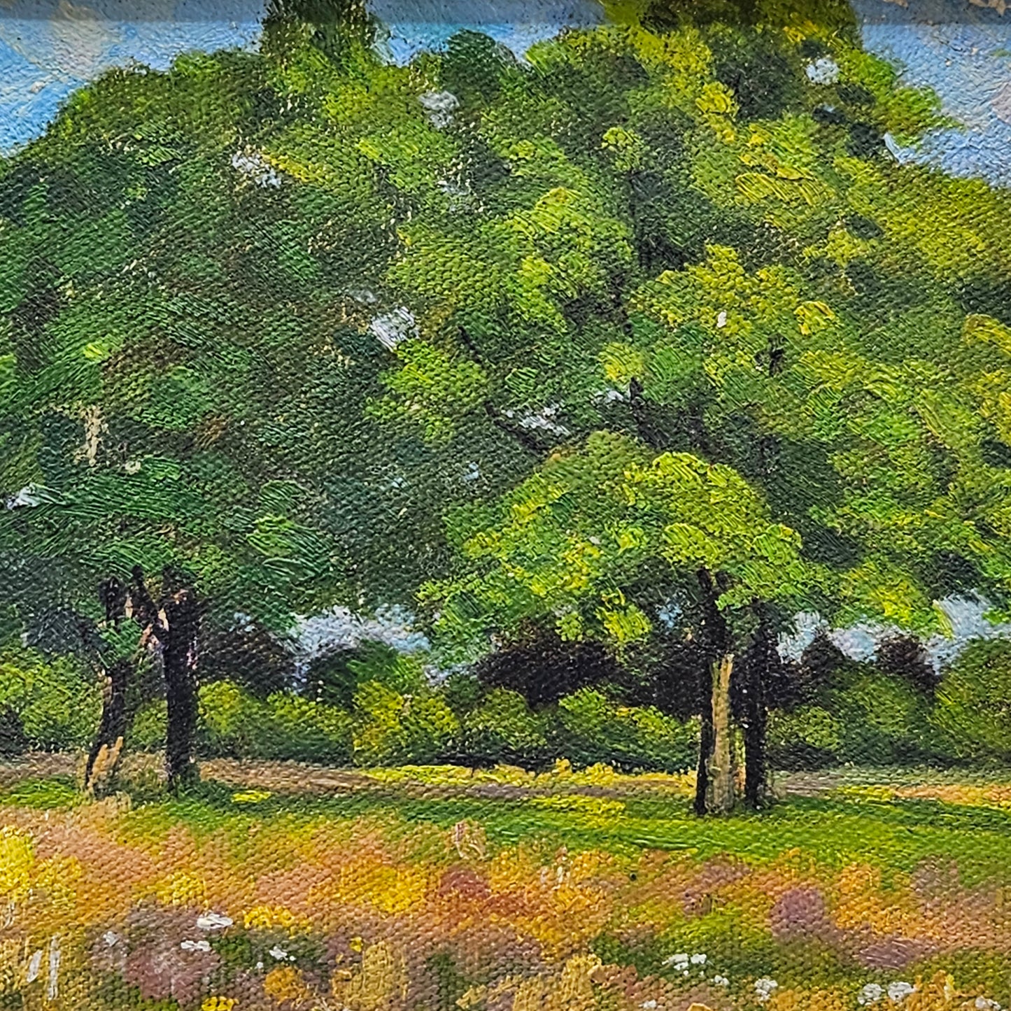 Arthur E Ward Oil on Canvas Landscape