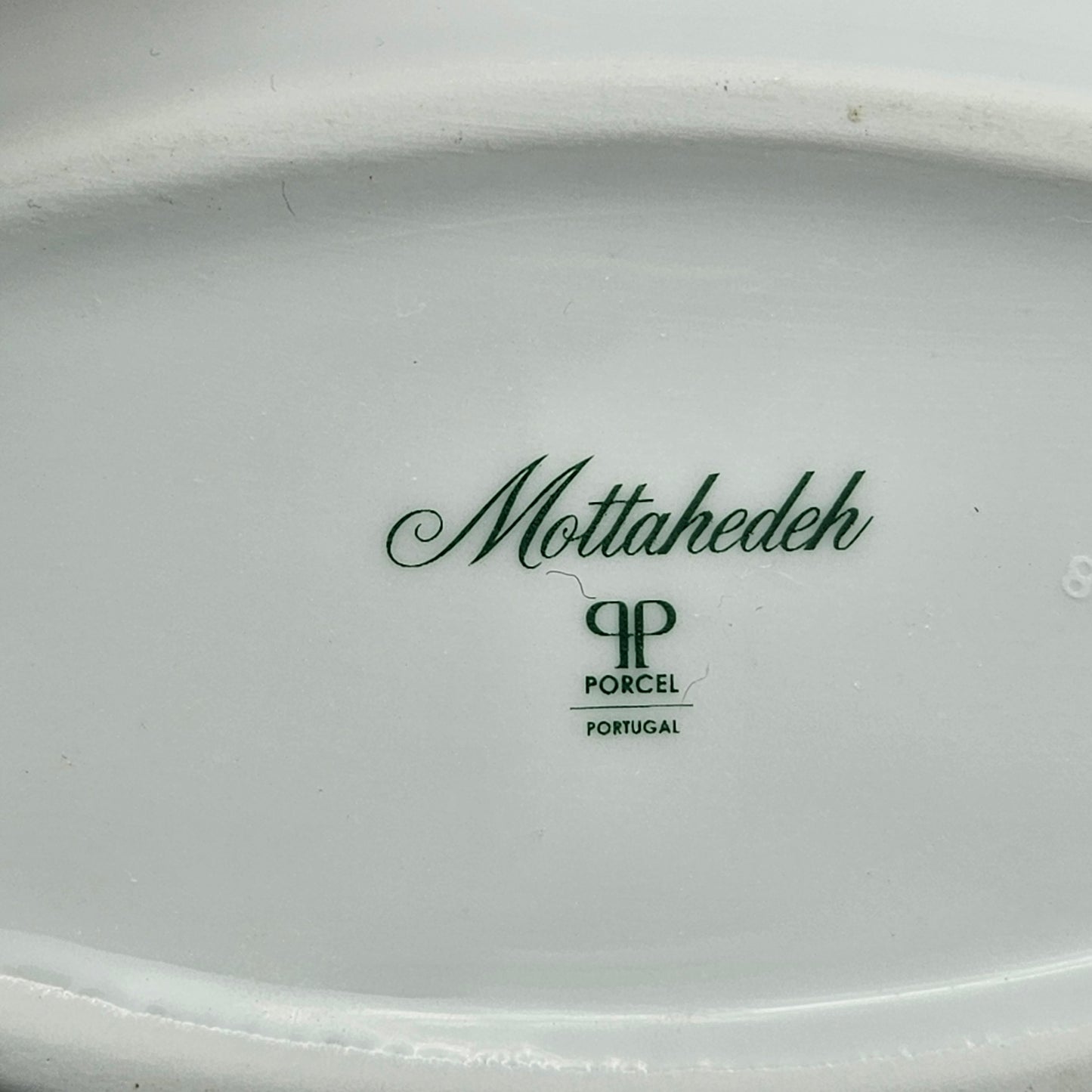 Mottahedeh Porcelain "Mother Thank for For the gift of wisdom and love." Oval Plate