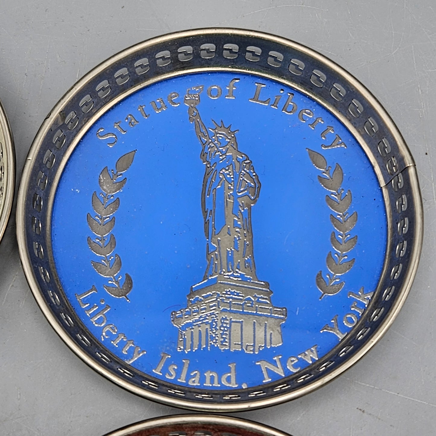 Set of 4 Vintage Statue of Liberty New York Coasters