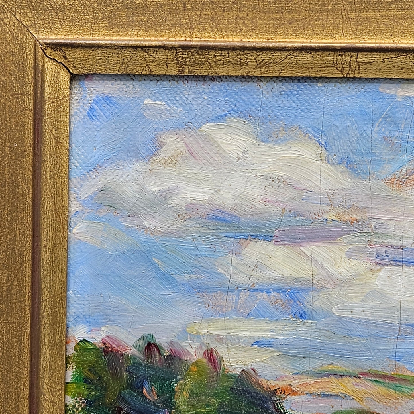 Harley Manlius Perkins (1883-1964) New England Landscape Painting on Board