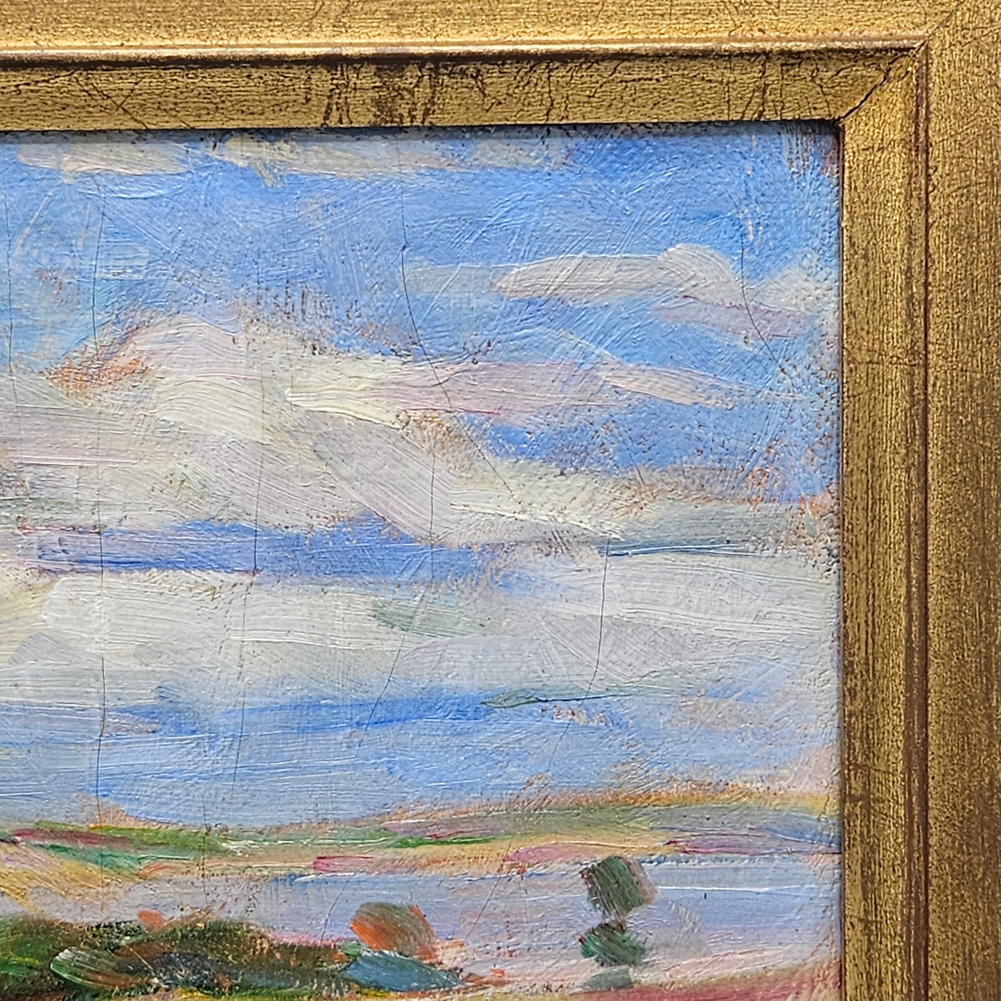 Harley Manlius Perkins (1883-1964) New England Landscape Painting on Board