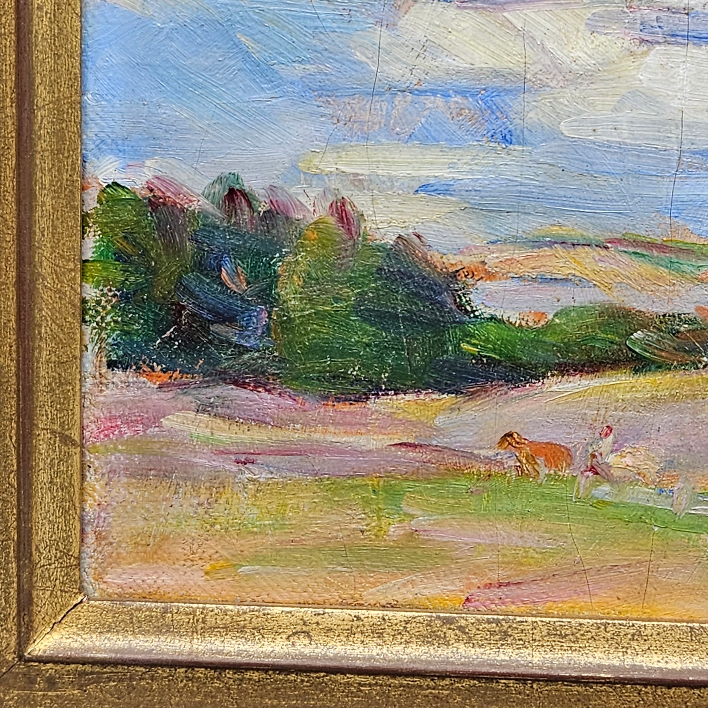 Harley Manlius Perkins (1883-1964) New England Landscape Painting on Board
