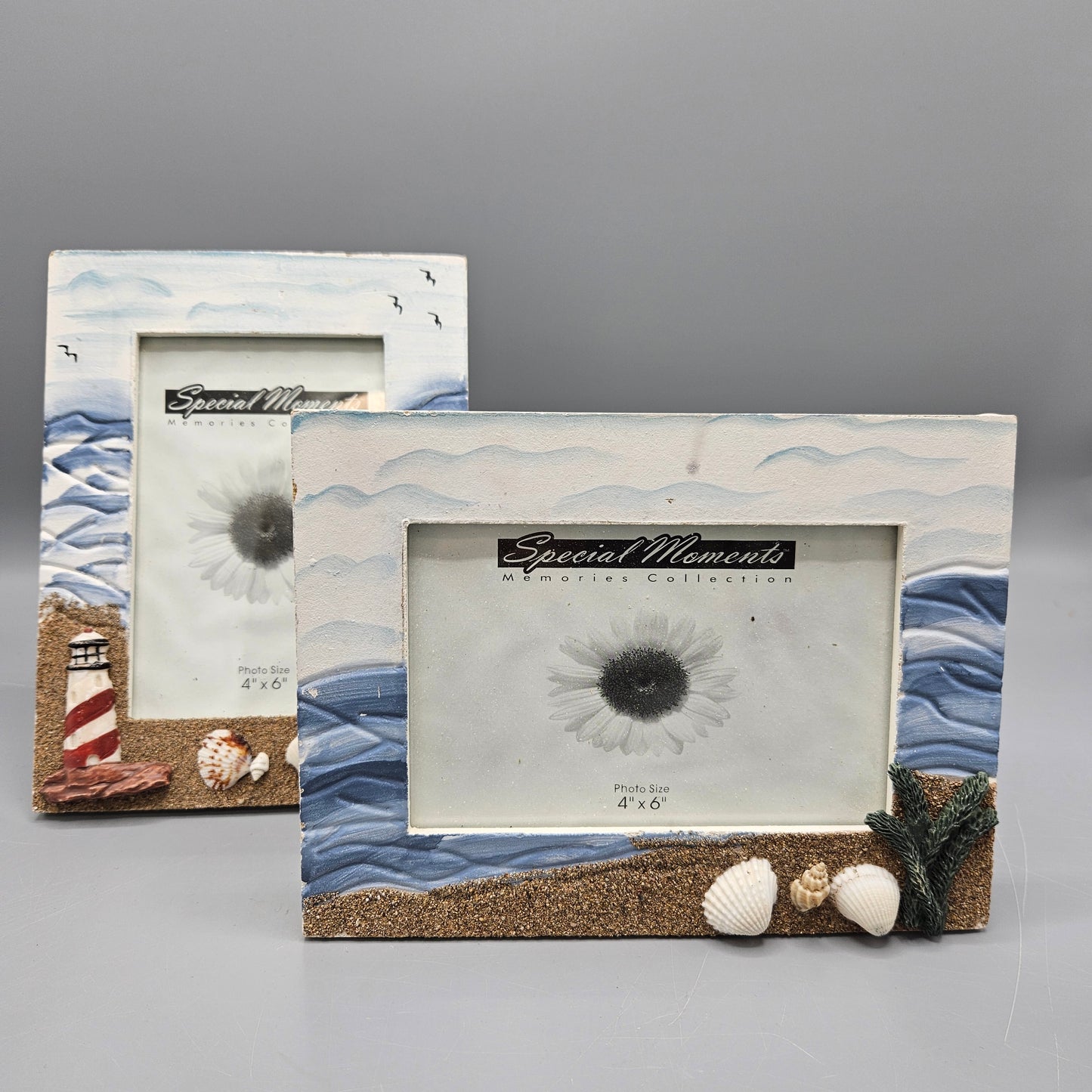 Two Special Moments Beach Themed Picture Frames