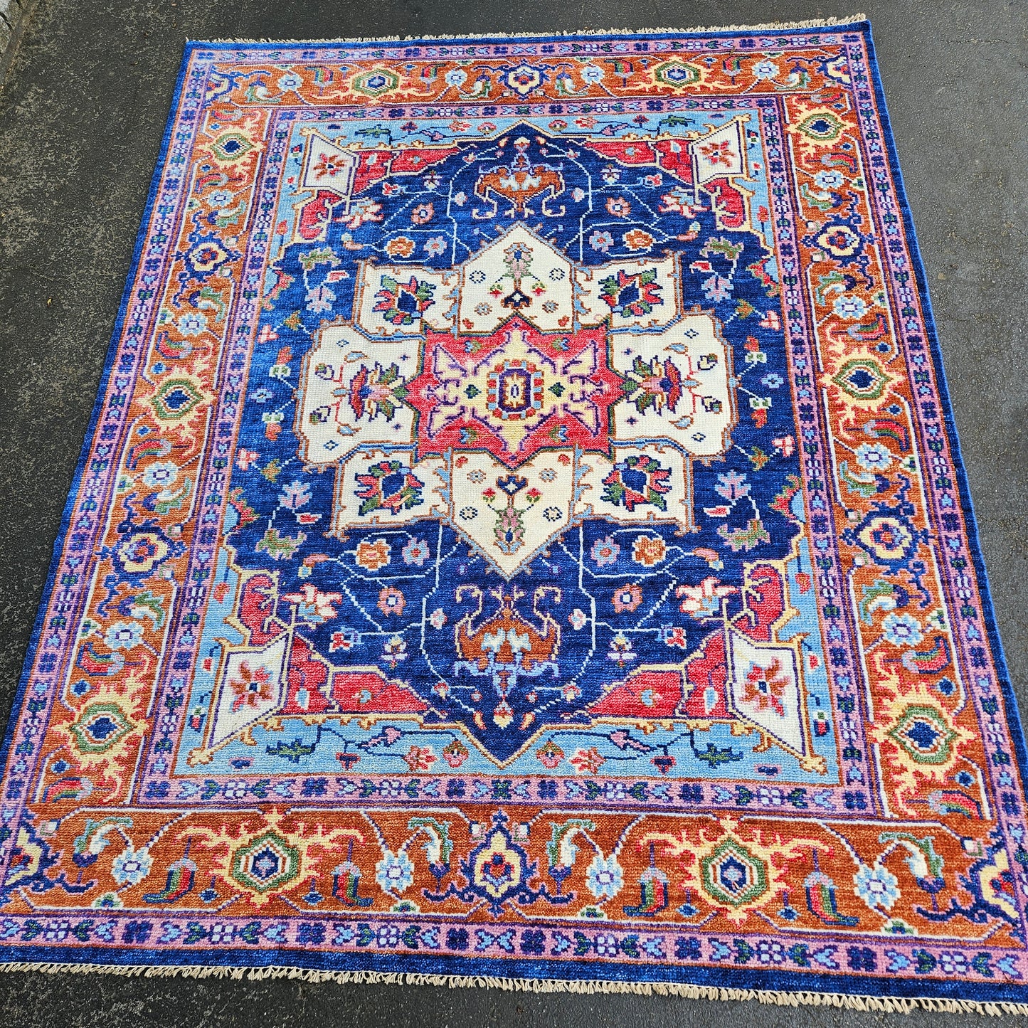 Hand Knotted Turkish 8' x 10' Carpet
