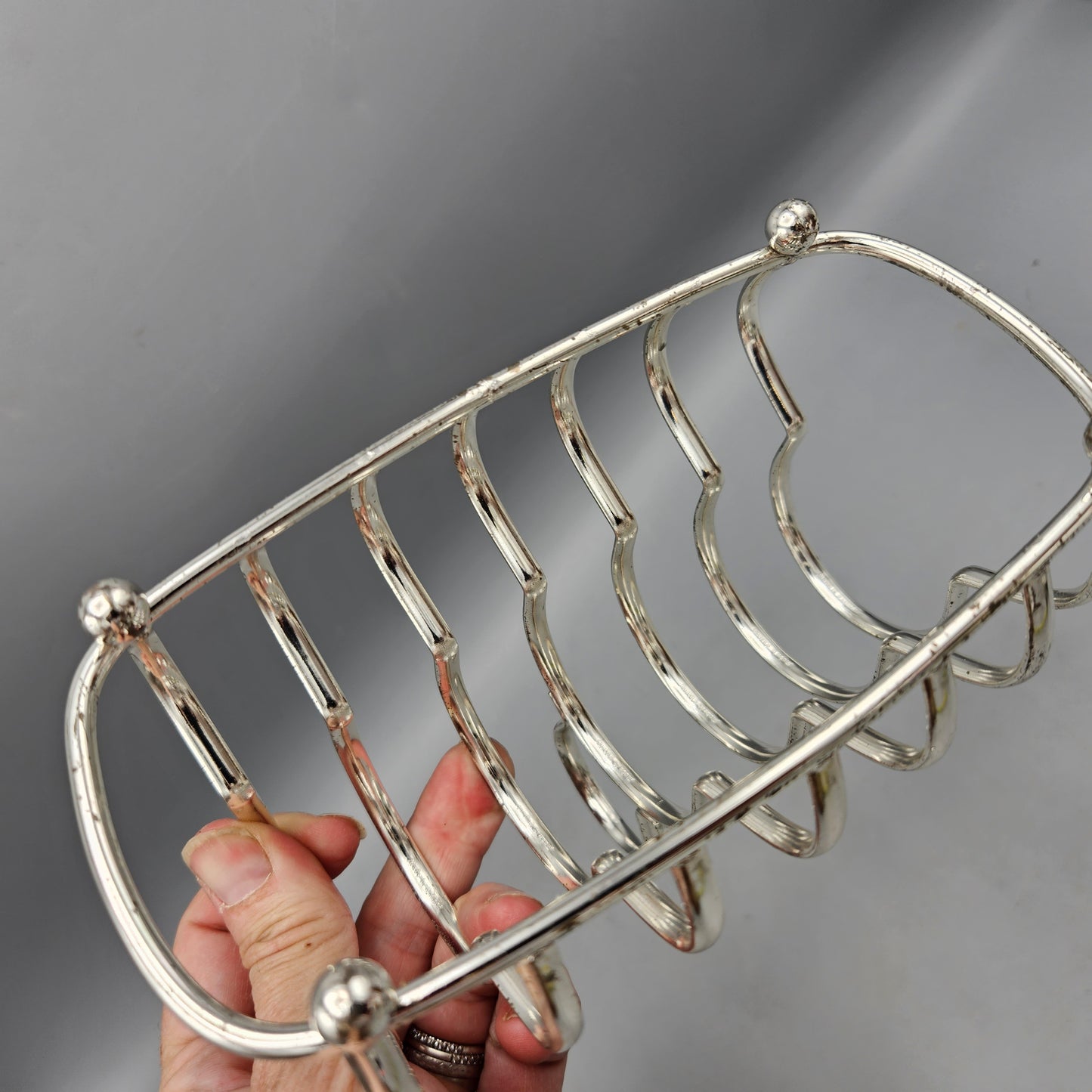 Silverplate Toast Rack