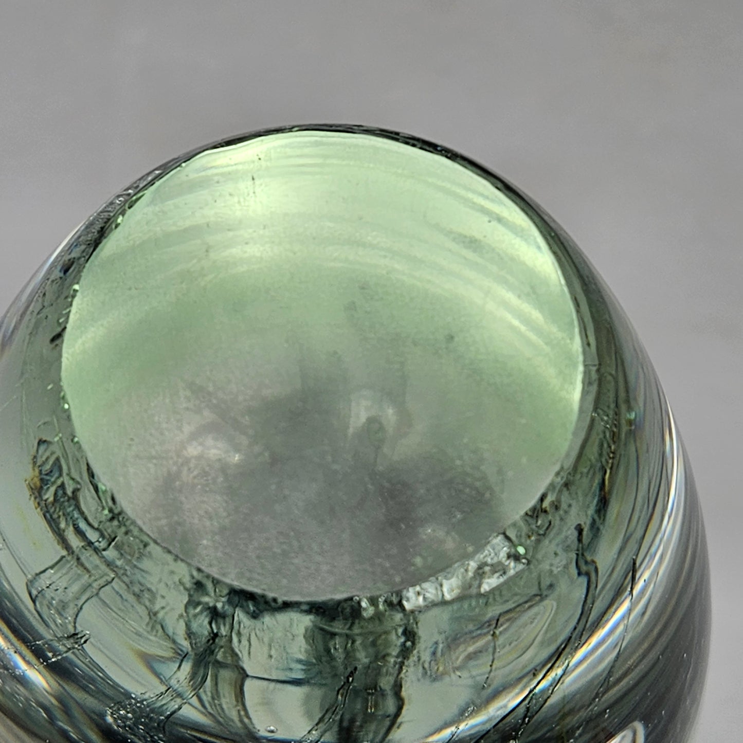 Art Glass Jellyfish Paperweight