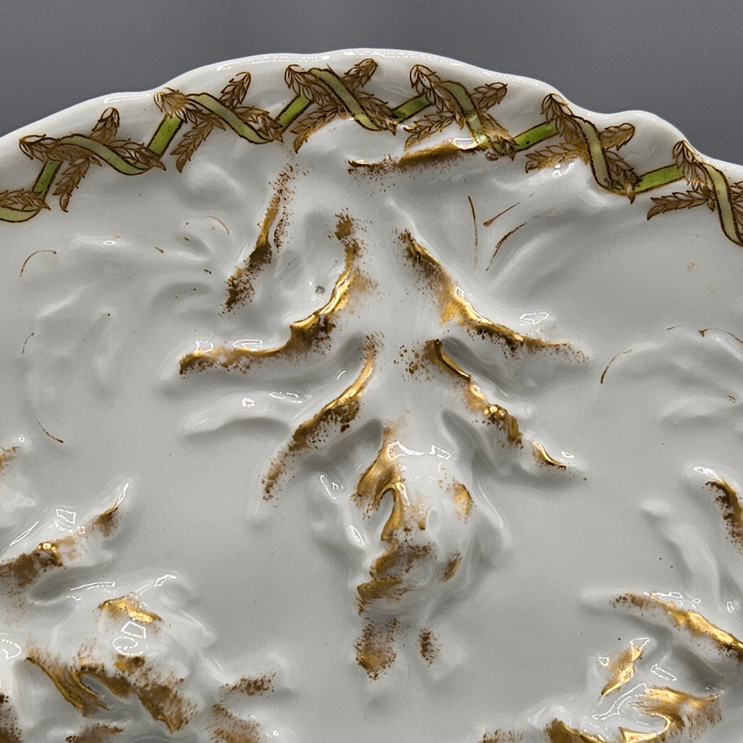 Theodore Haviland Limoges for JE Caldwell Porcelain Oyster Plate