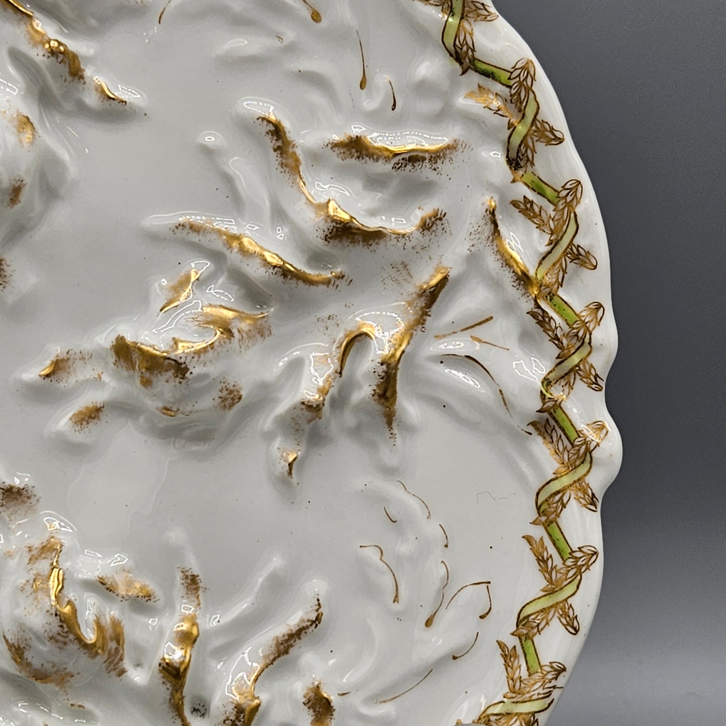 Theodore Haviland Limoges for JE Caldwell Porcelain Oyster Plate