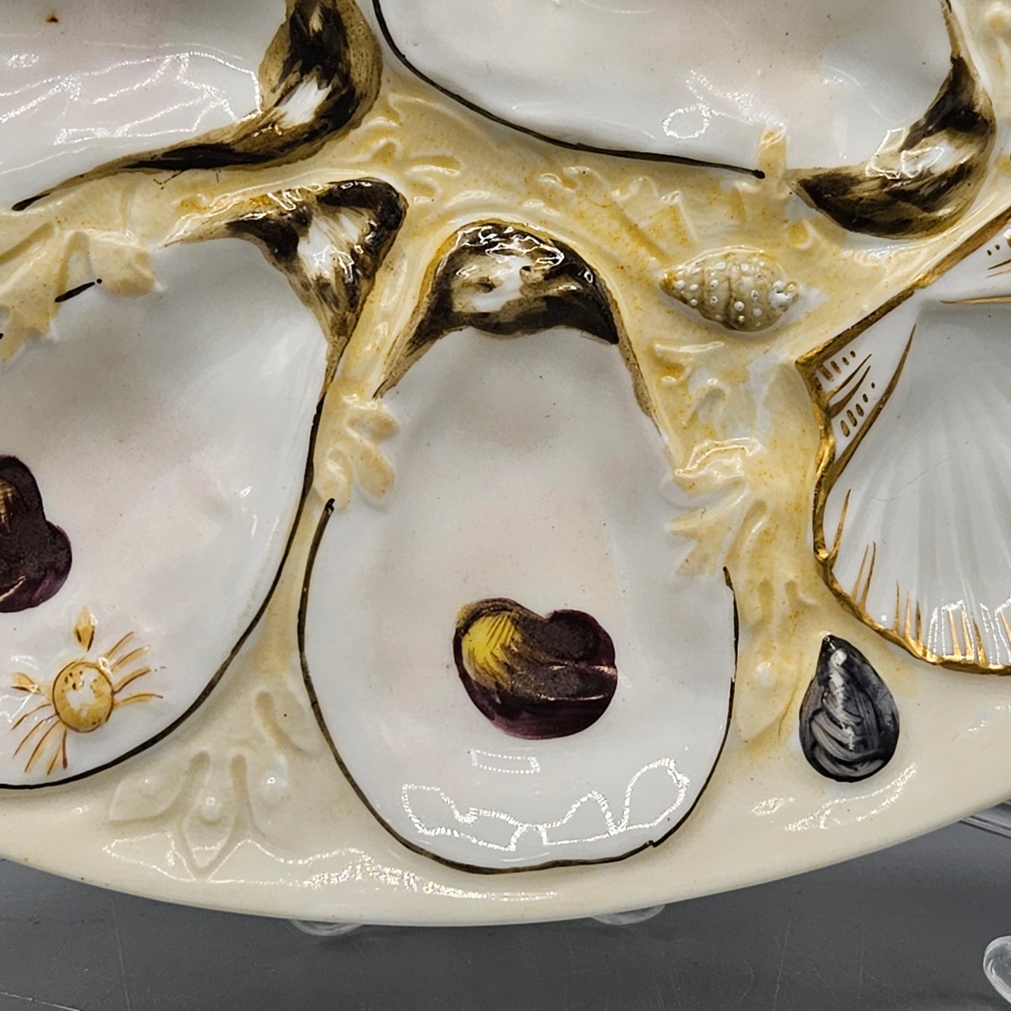 Union Porcelain Work for Richard Briggs Boston Oyster Plate