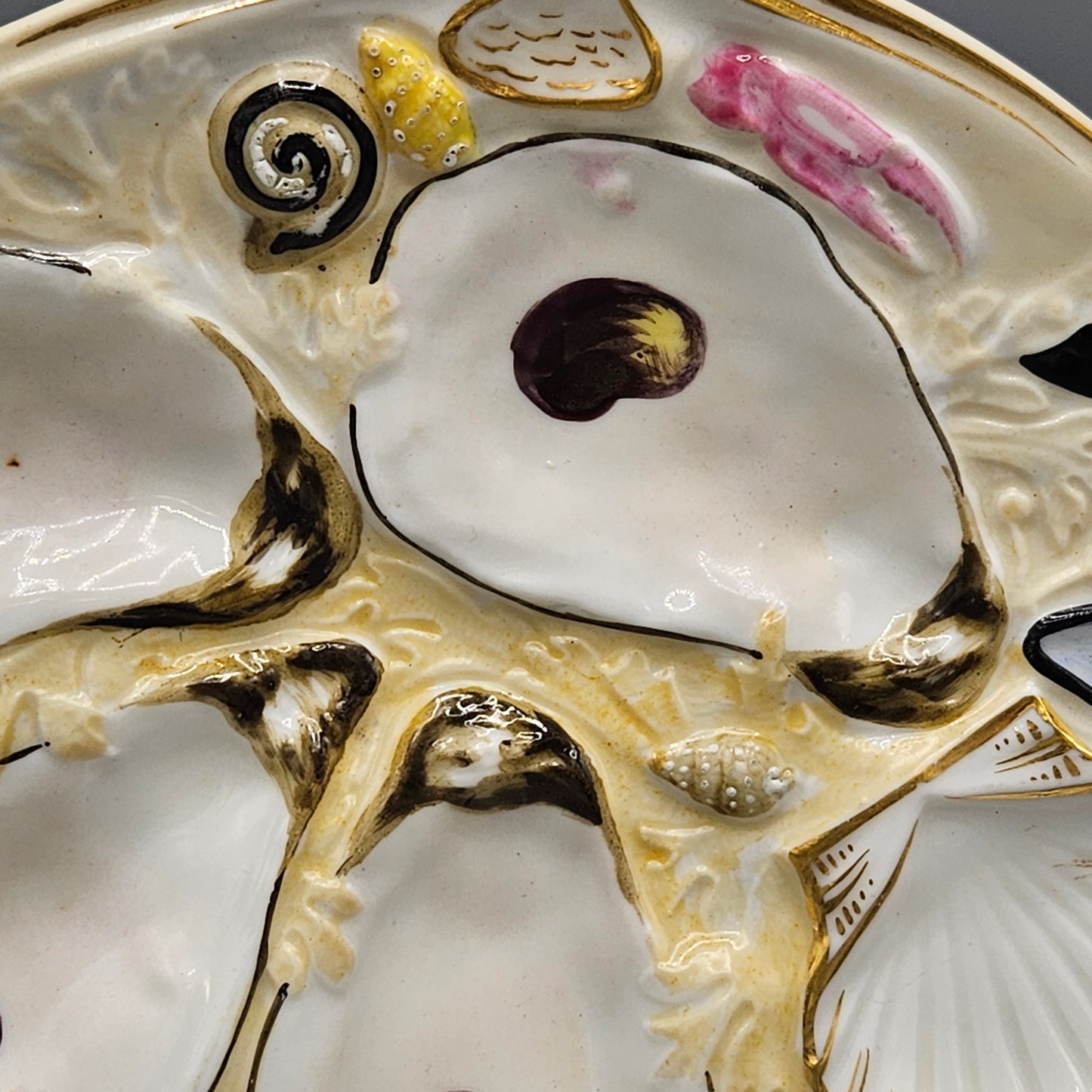 Union Porcelain Work for Richard Briggs Boston Oyster Plate