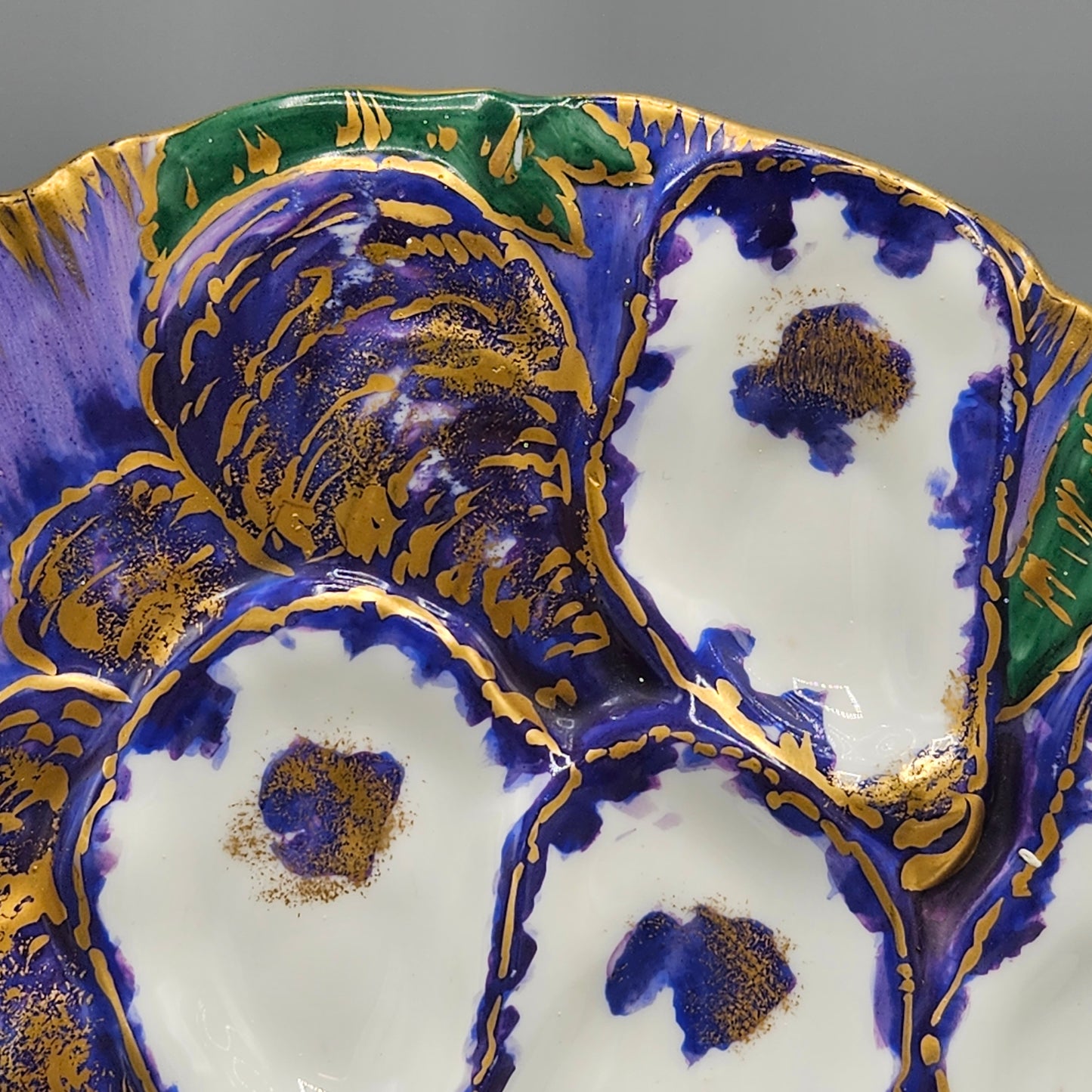 Haviland & Co Limoges Rutherford B Hayes Service Porcelain Oyster Plate