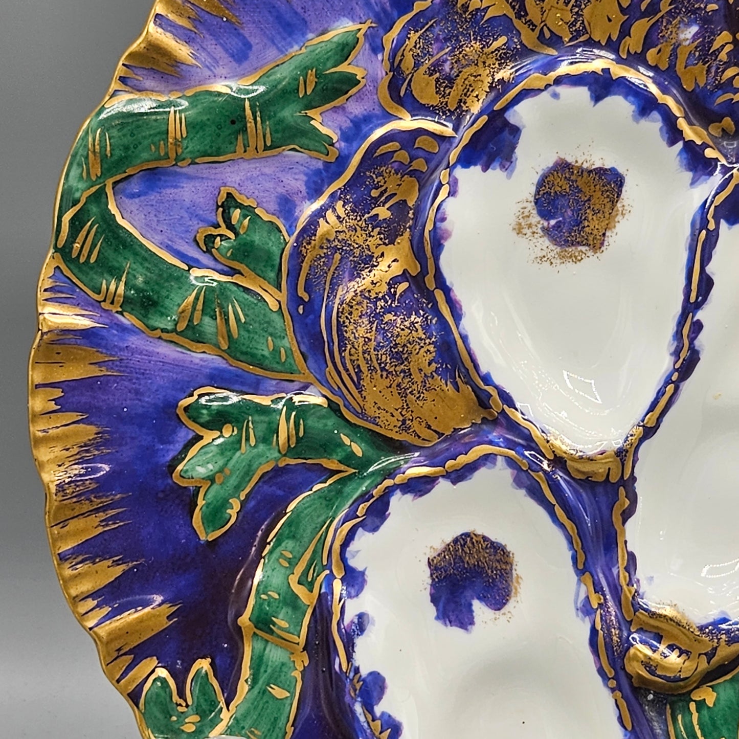 Haviland & Co Limoges Rutherford B Hayes Service Porcelain Oyster Plate