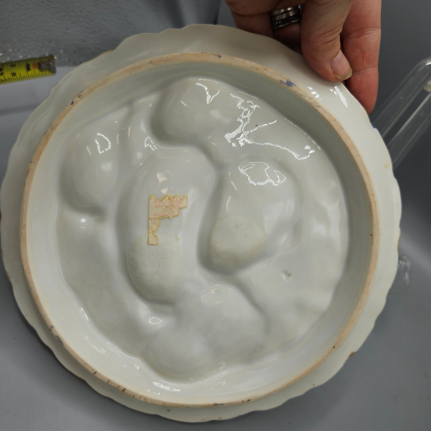 Haviland & Co Limoges Rutherford B Hayes Service Porcelain Oyster Plate