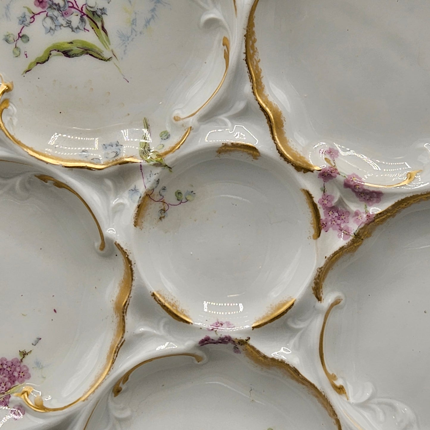 Theodore Haviland Porcelain Oyster Plate
