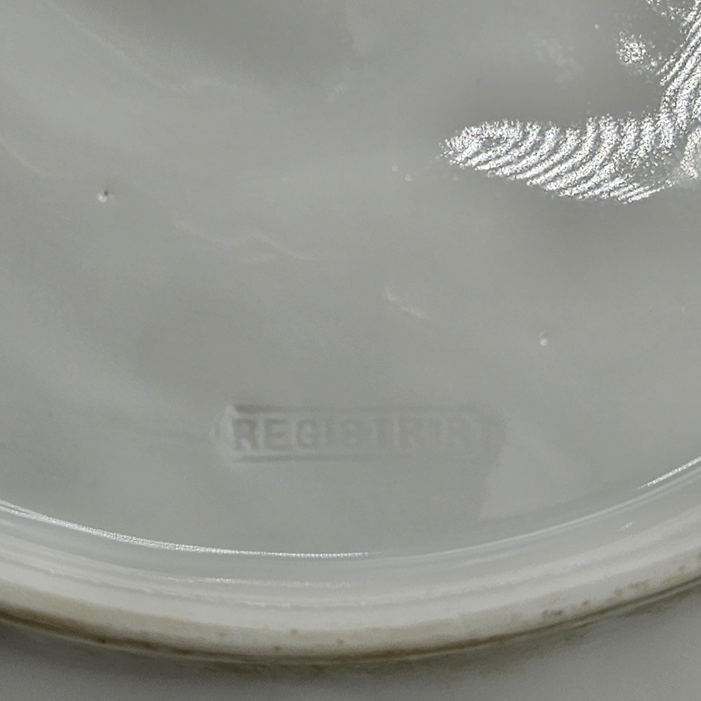 Limoges Porcelain Oyster Plate - Scallop Shell Edge
