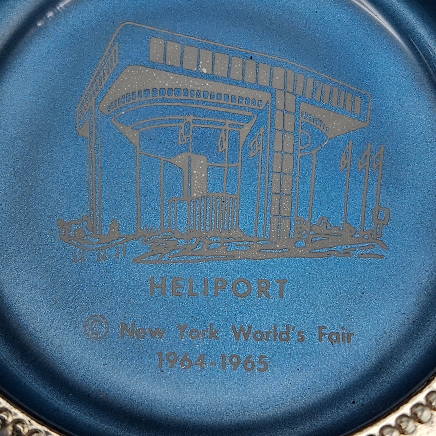Blackinton Silverplate 1964 New York World's Fair Ashtrays - Set of Three