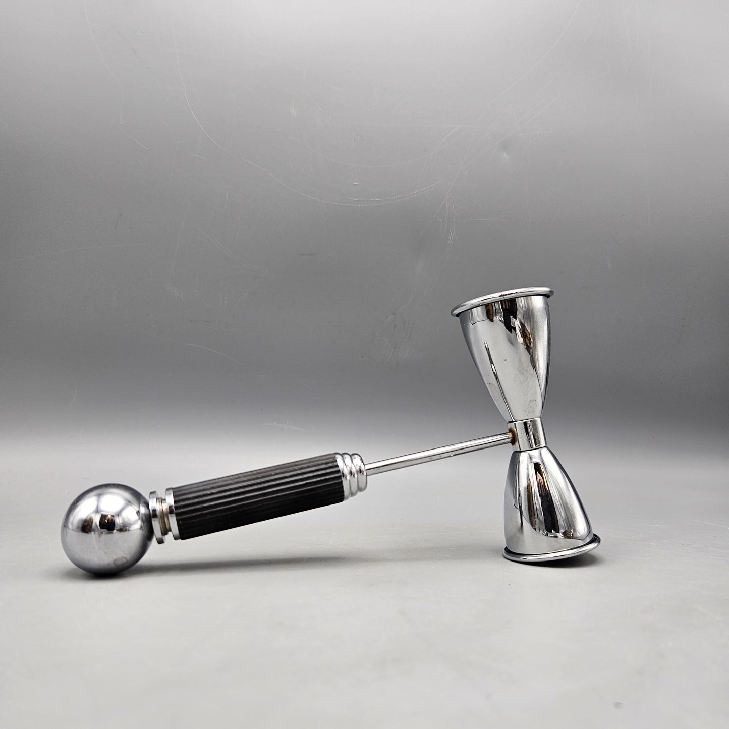 Art Deco Style Handled Double Jigger