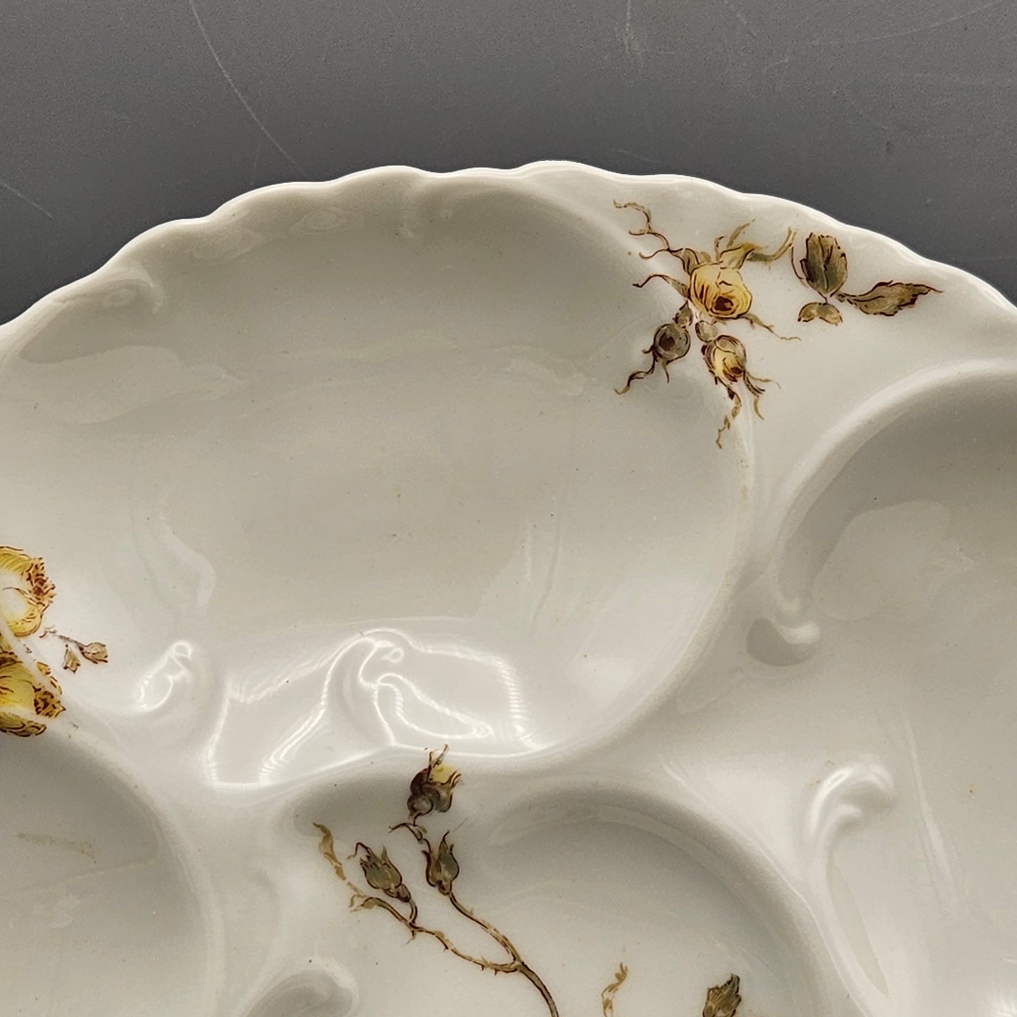 Haviland & Co Limoges Porcelain Oyster Plate