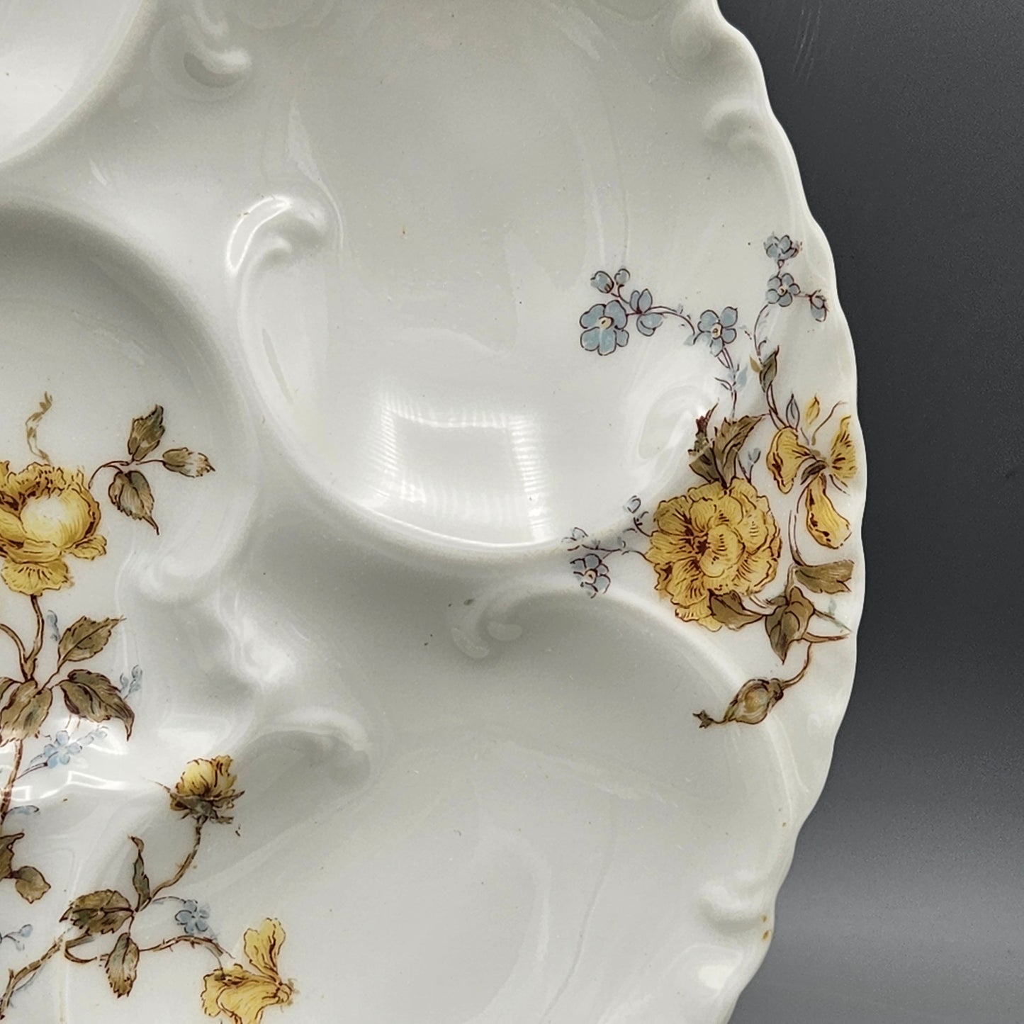 Haviland & Co Limoges Porcelain Oyster Plate