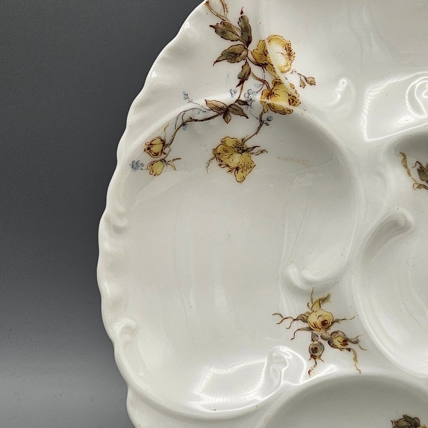 Haviland & Co Limoges Porcelain Oyster Plate