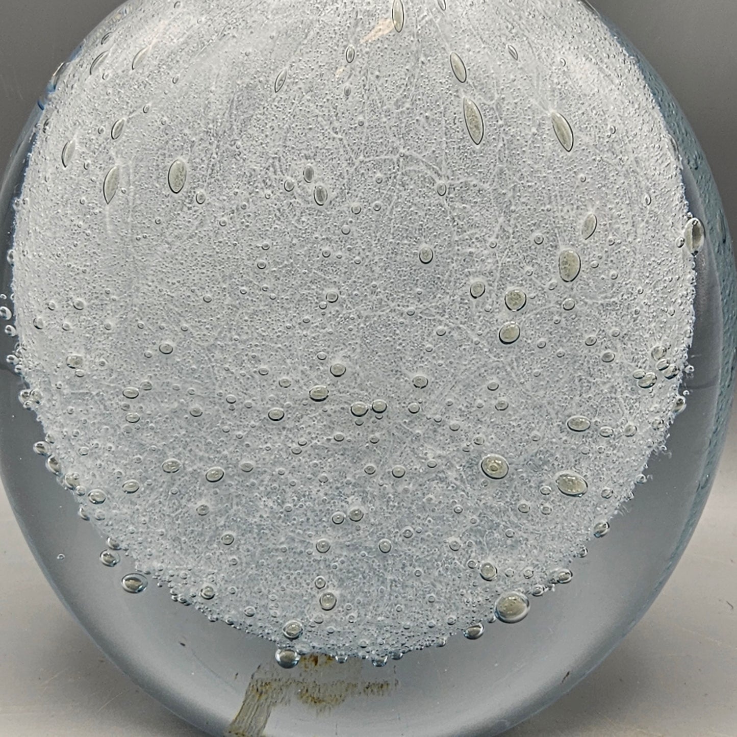 Strombergshyttan Crystal White Cased Glass Vase
