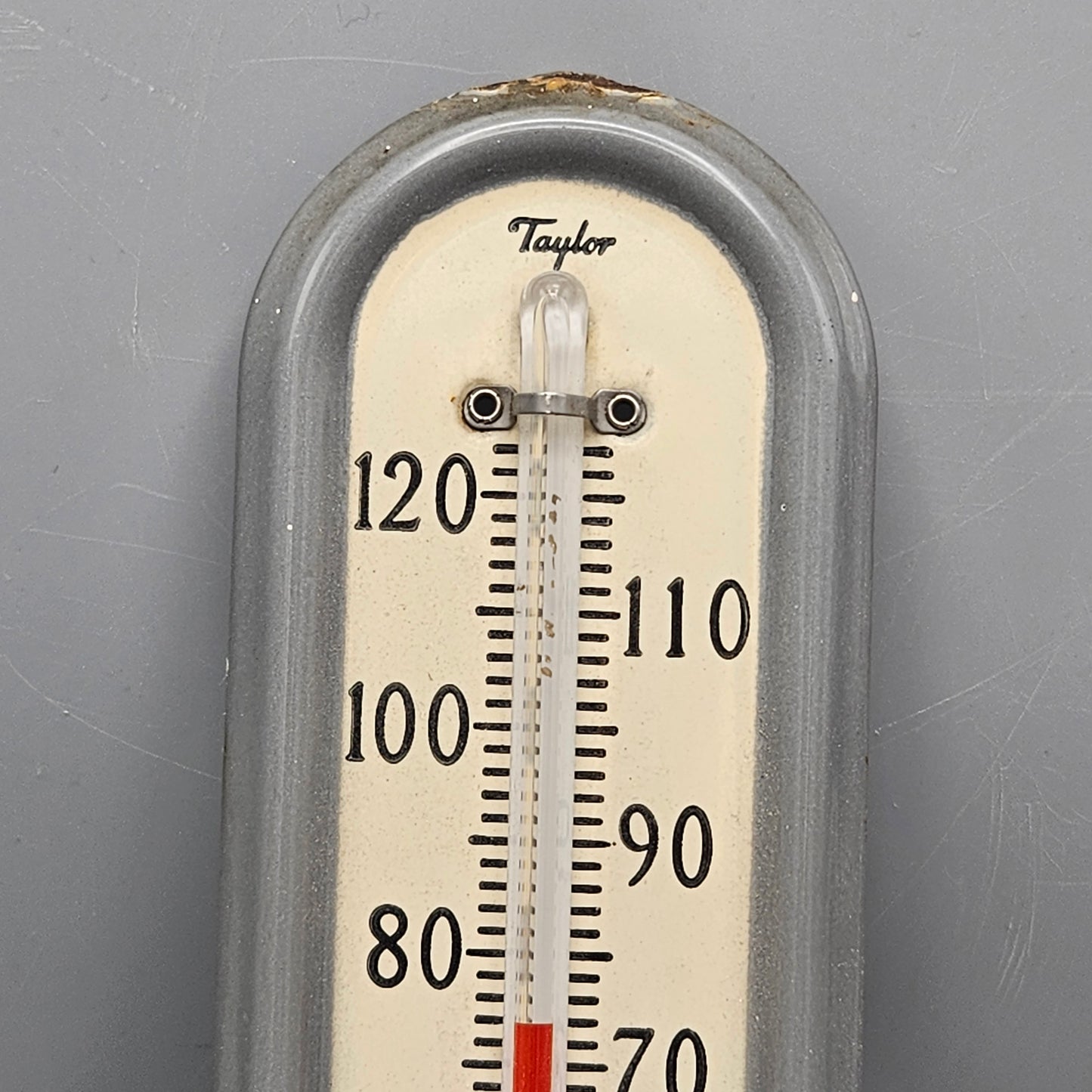 Taylor Enamel Outdoor Thermometer