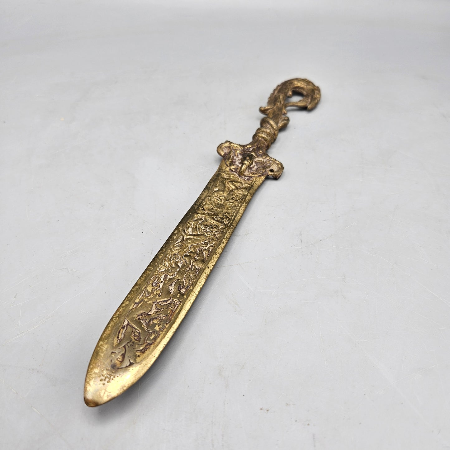 Brass Sword-Form Letter Opener