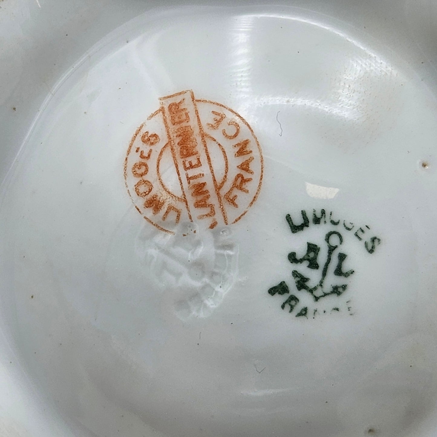 Lanternier Limoges Porcelain Oyster Plate