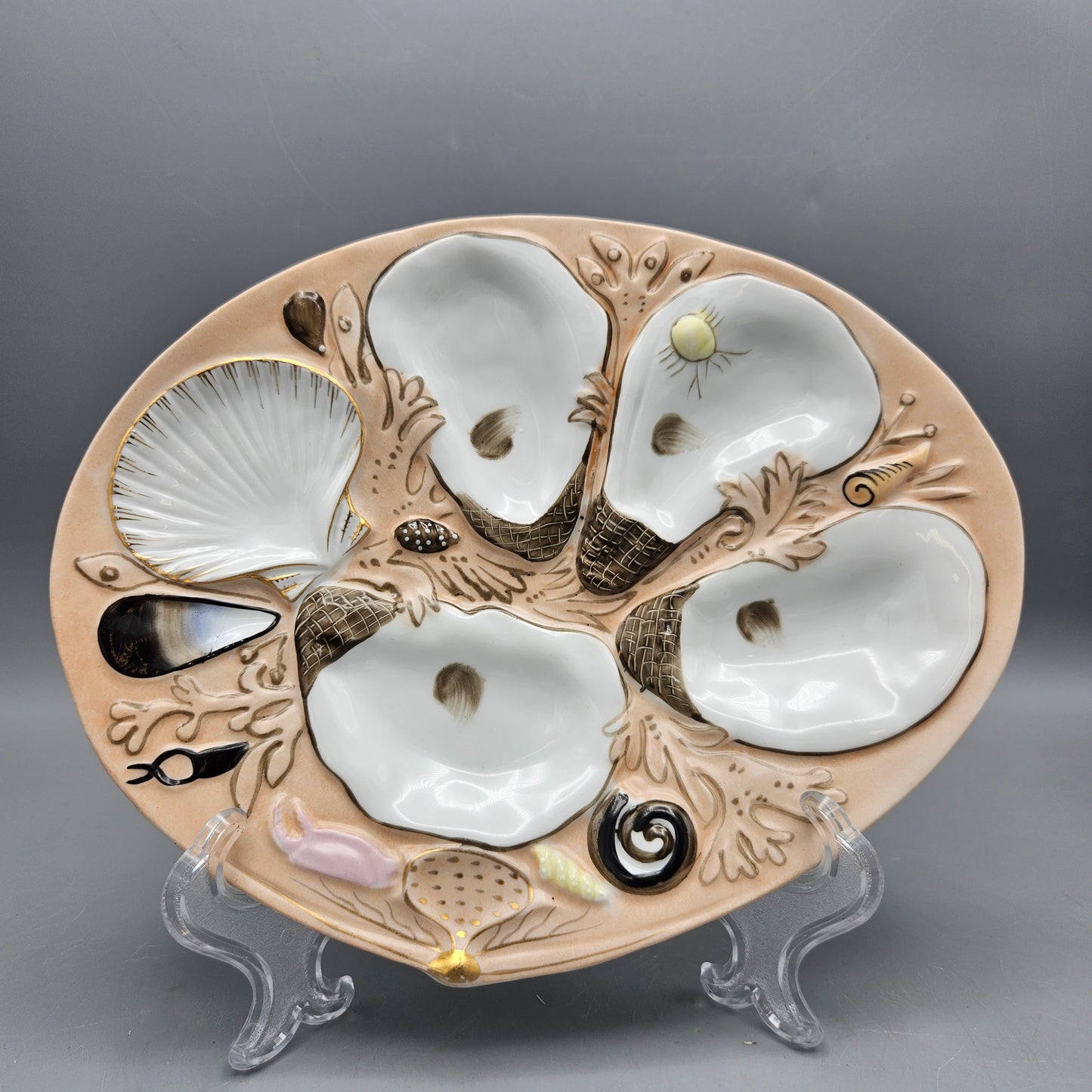 Union Porcelain Works Oyster Plate