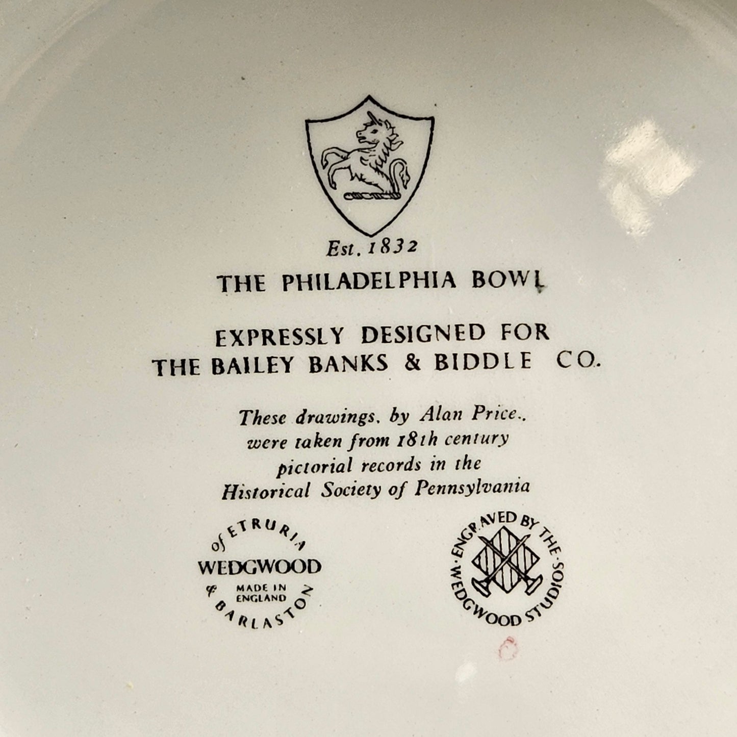 Wedgwood Queensware The Philadelphia Bowl