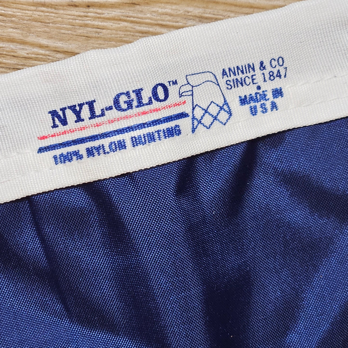 Yacht Ensign Nautical Boat Flag Sewn Anchor Stripes Embroidered 20" x 30"