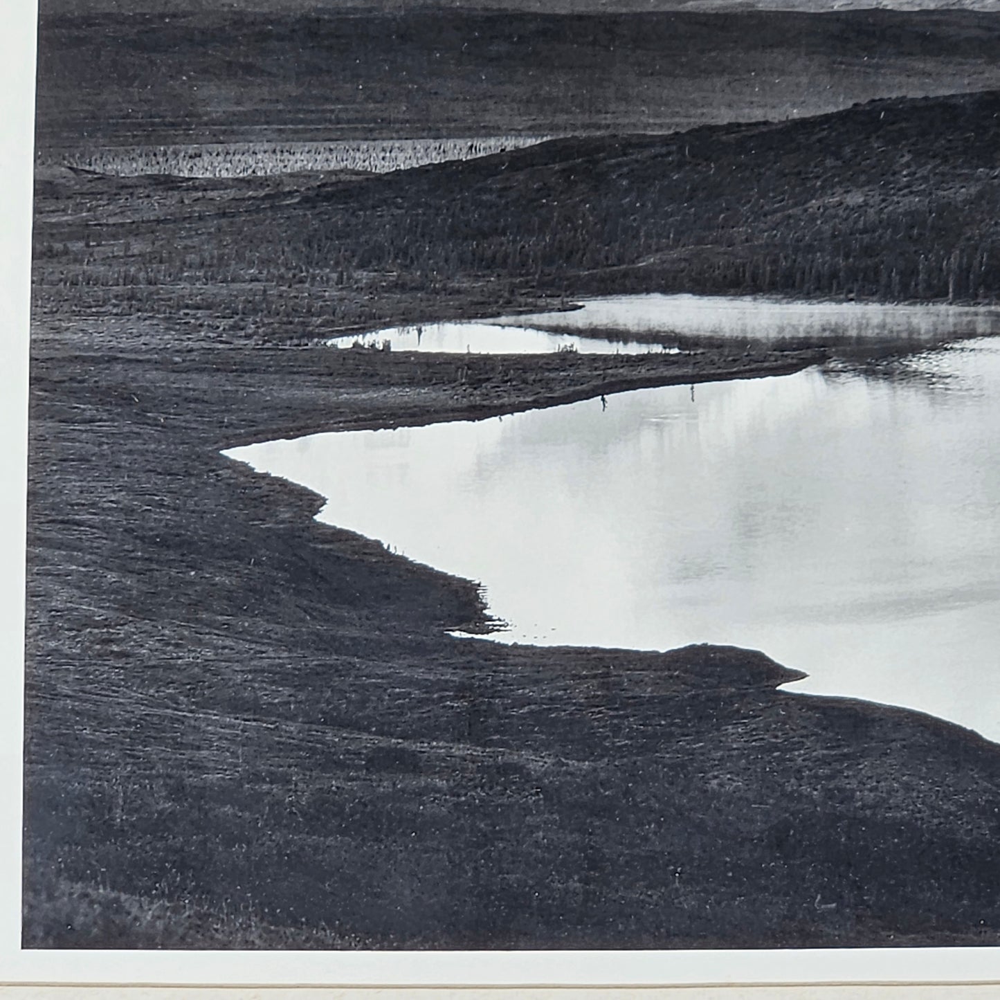 Ansel Adams "Mt McKinley & Wonder Lake" Reproduction Print