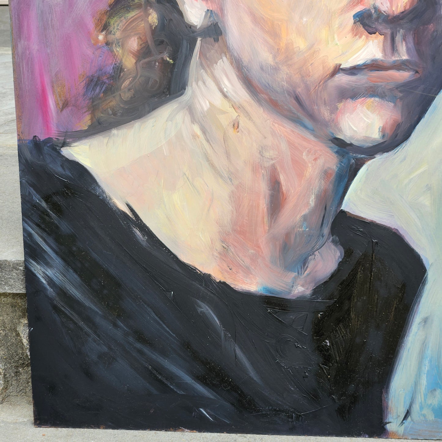 Oil on Board - Portrait of a Young Woman