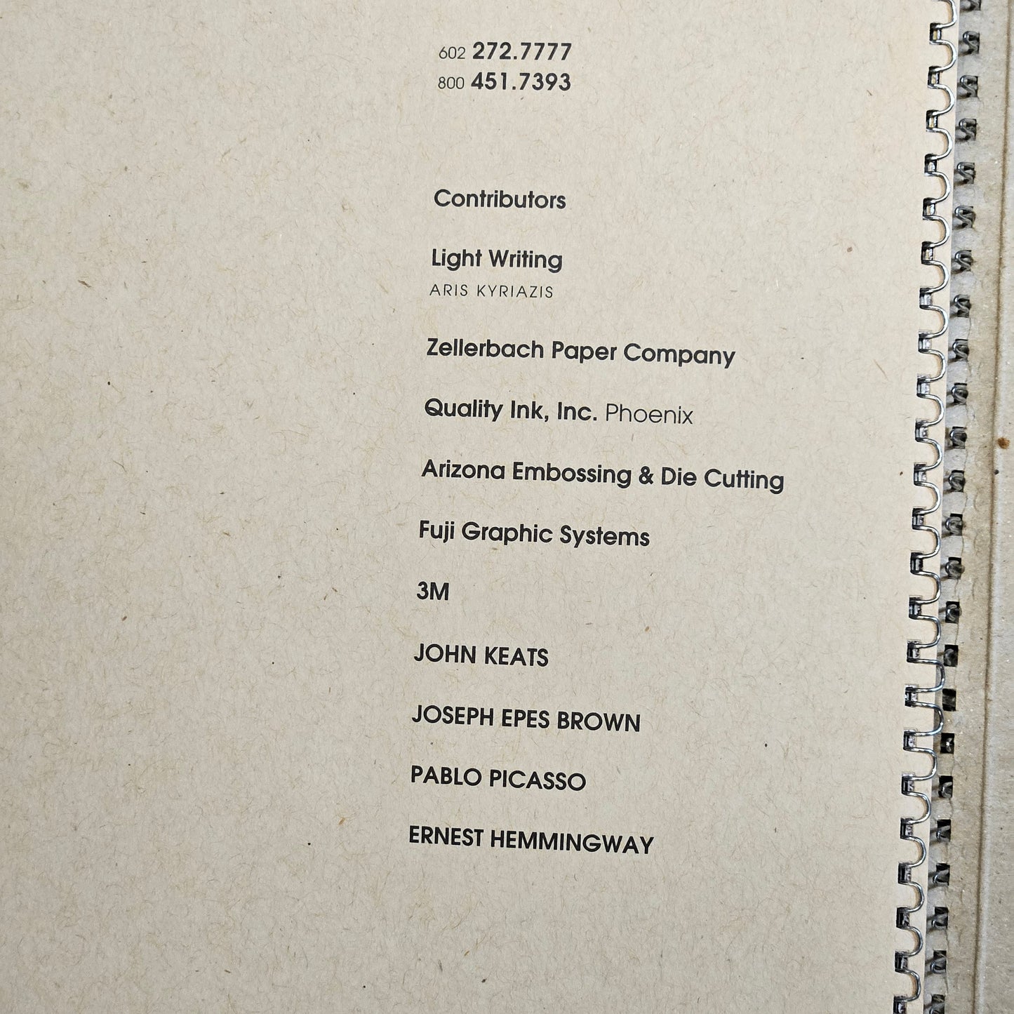 1995 Vic Huber Photography Booklet