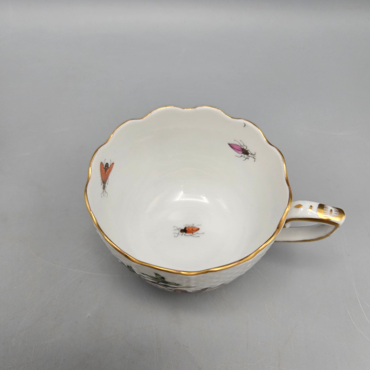 Herend Porcelain Rothschild Birds Coffee Cup & Saucer - 8 Available
