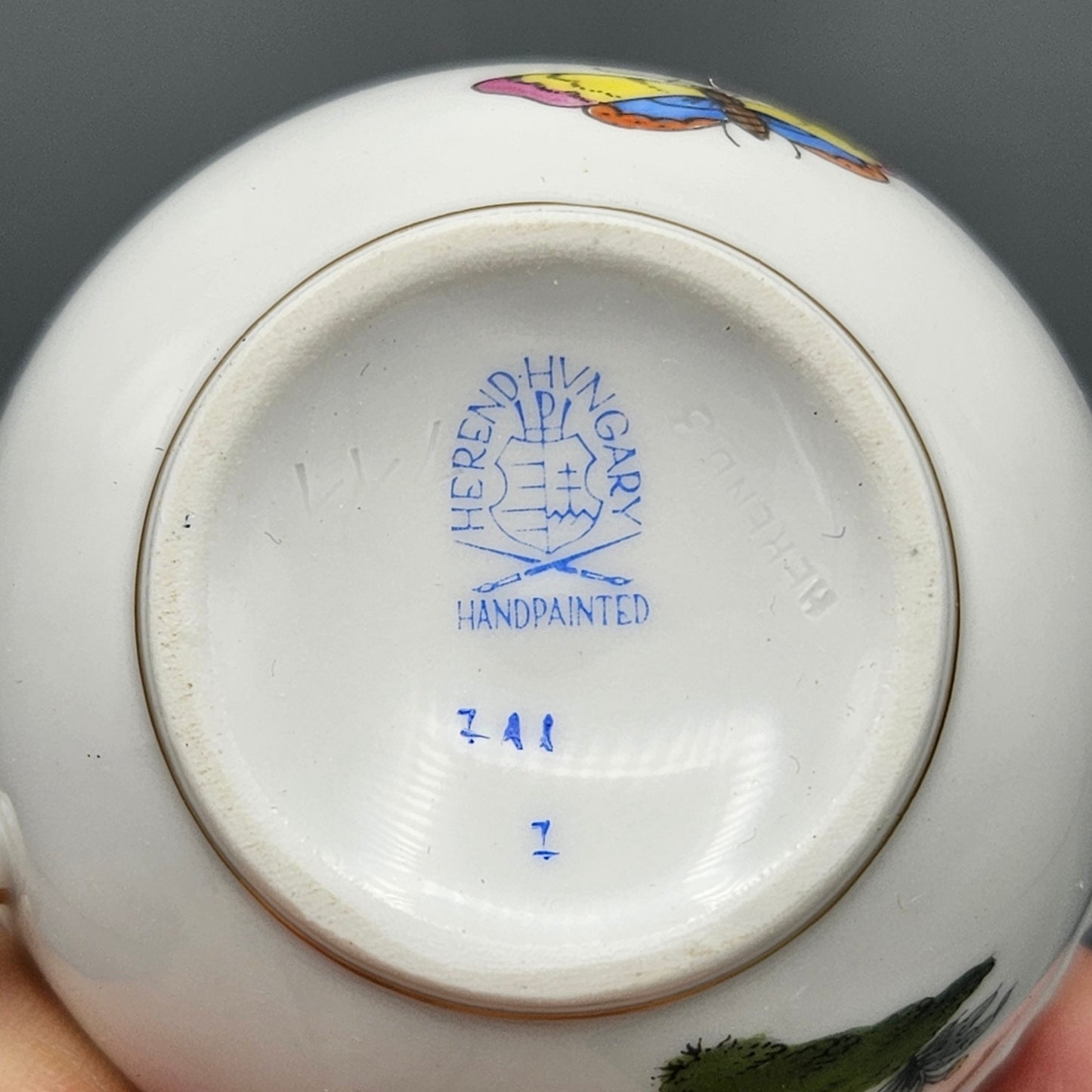 Herend Porcelain Rothschild Birds Coffee Cup & Saucer - 8 Available