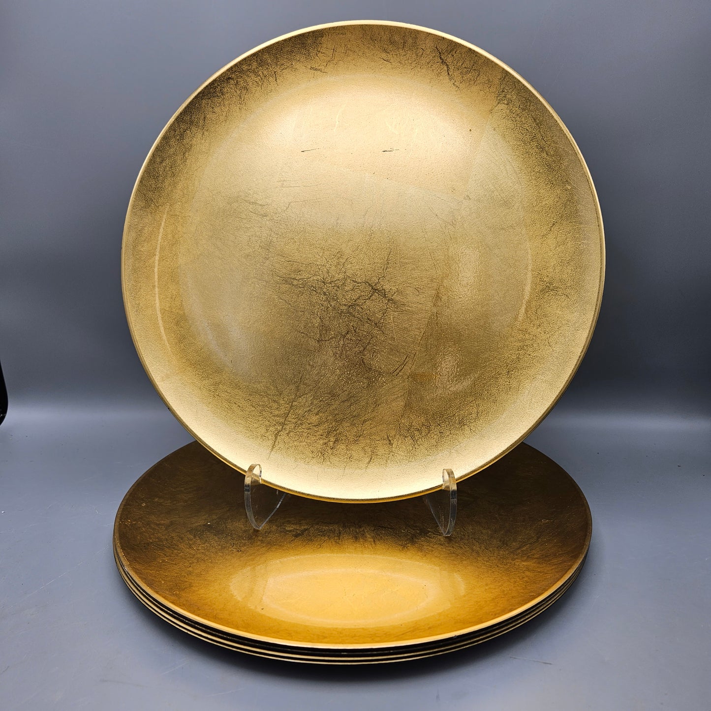 Gilded Chargers - Set of Five