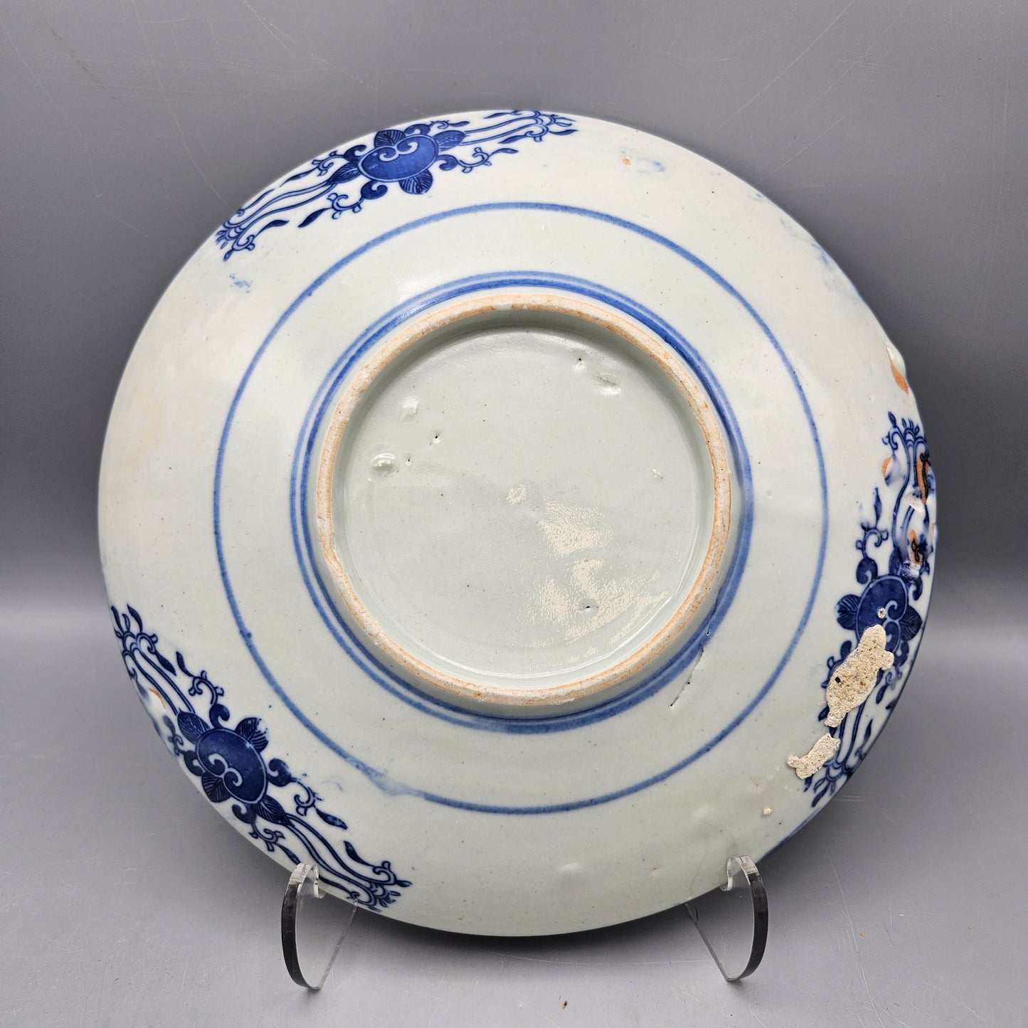 Chinese Blue and White Porcelain Plate with Dragon