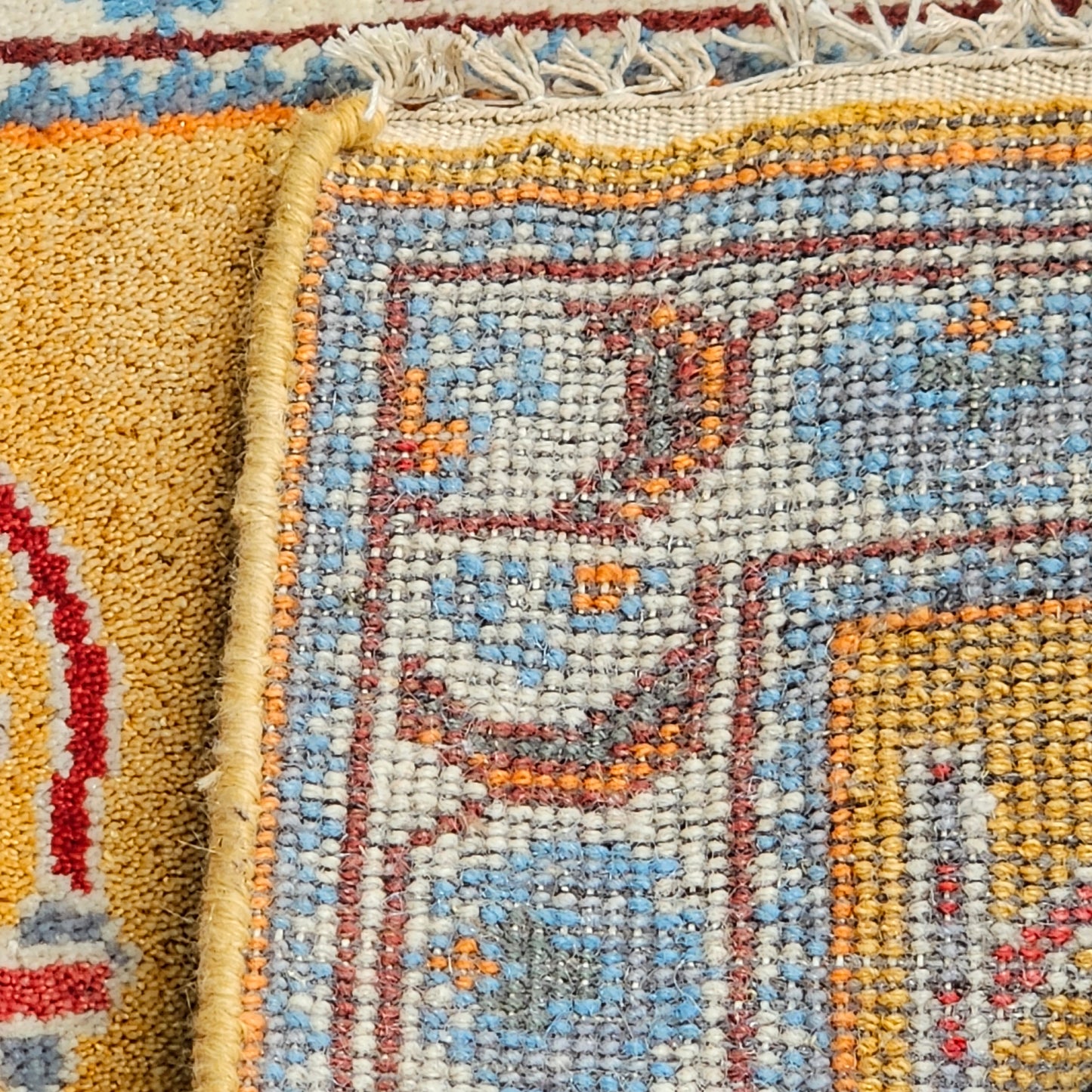 Asian Guardian Lions Themed Turkish Hand Knotted 100% Wool Rug / Carpet - 2' x 3'