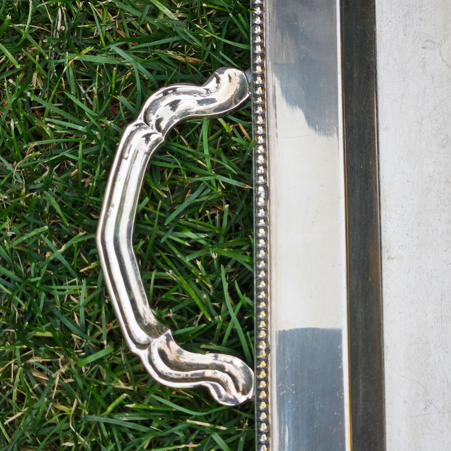 Large Rectangular Handled Serving Tray