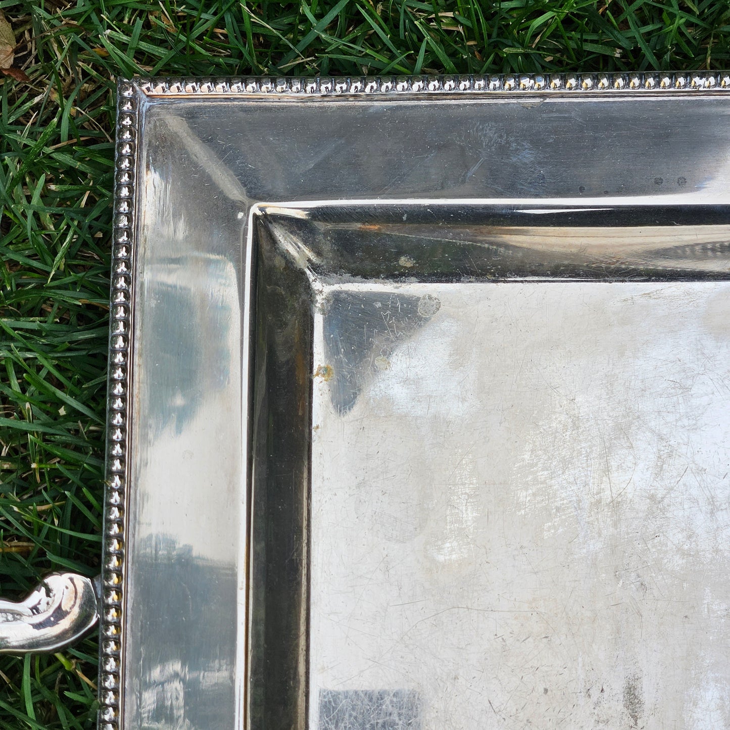 Large Rectangular Handled Serving Tray