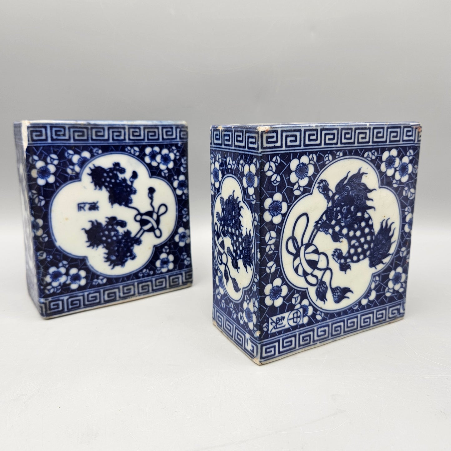 Two Chinese Porcelain Blue and White
