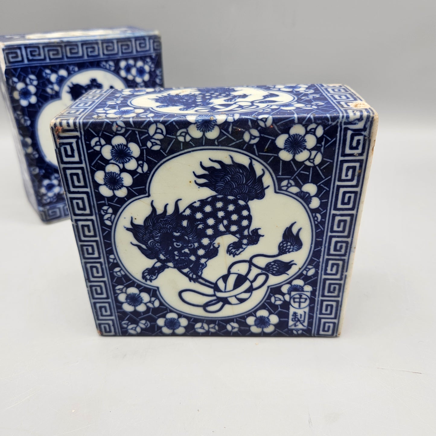 Two Chinese Porcelain Blue and White