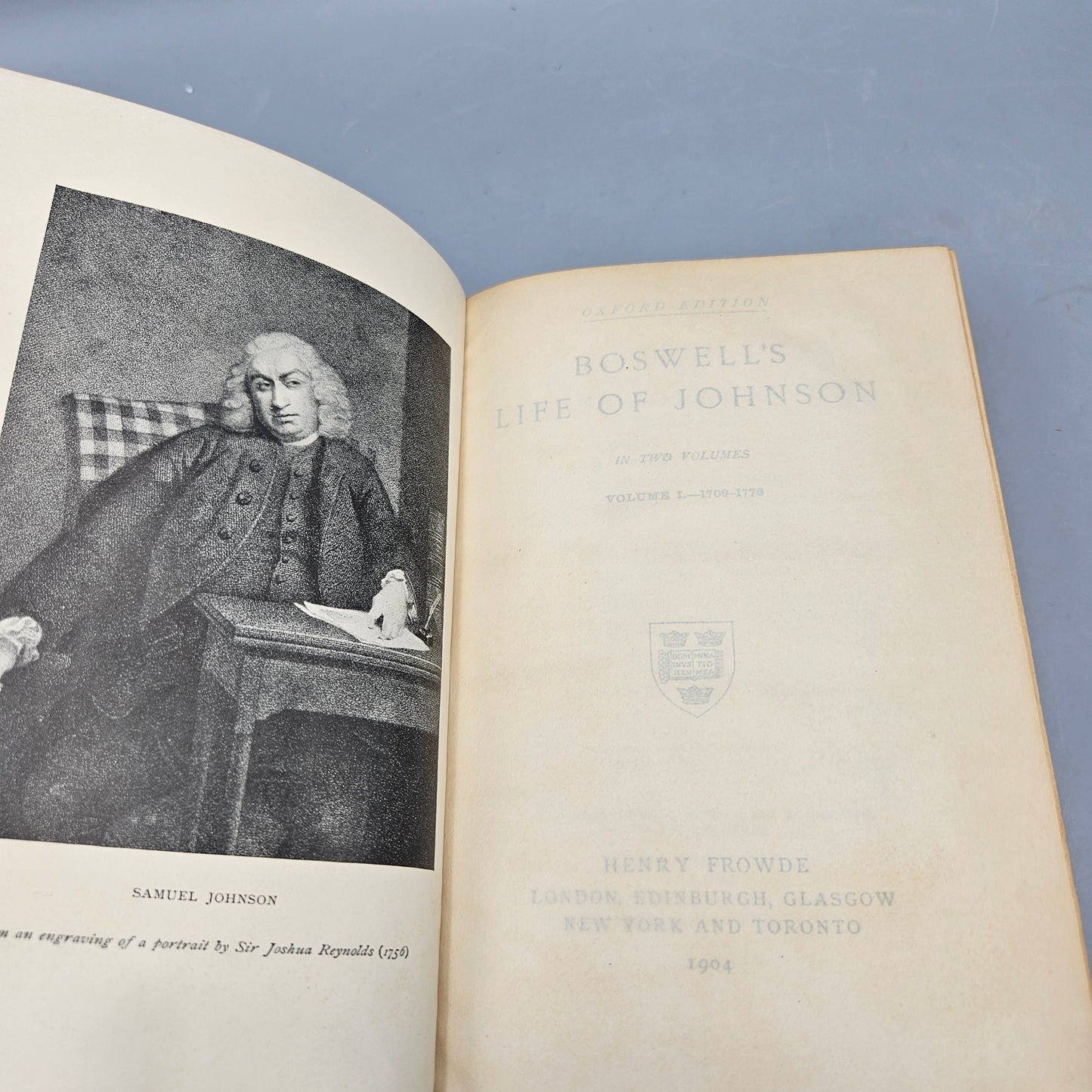 Leatherbound Book - Boswell's Life of Johnson Vol I