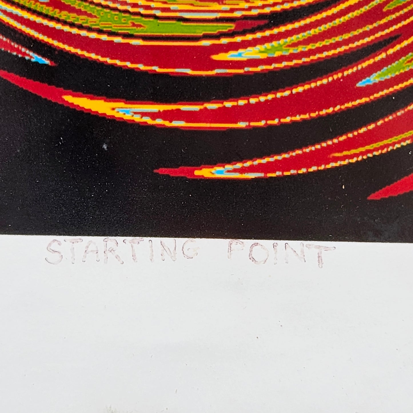 Signed "Starting Point" Print - Modernist Design