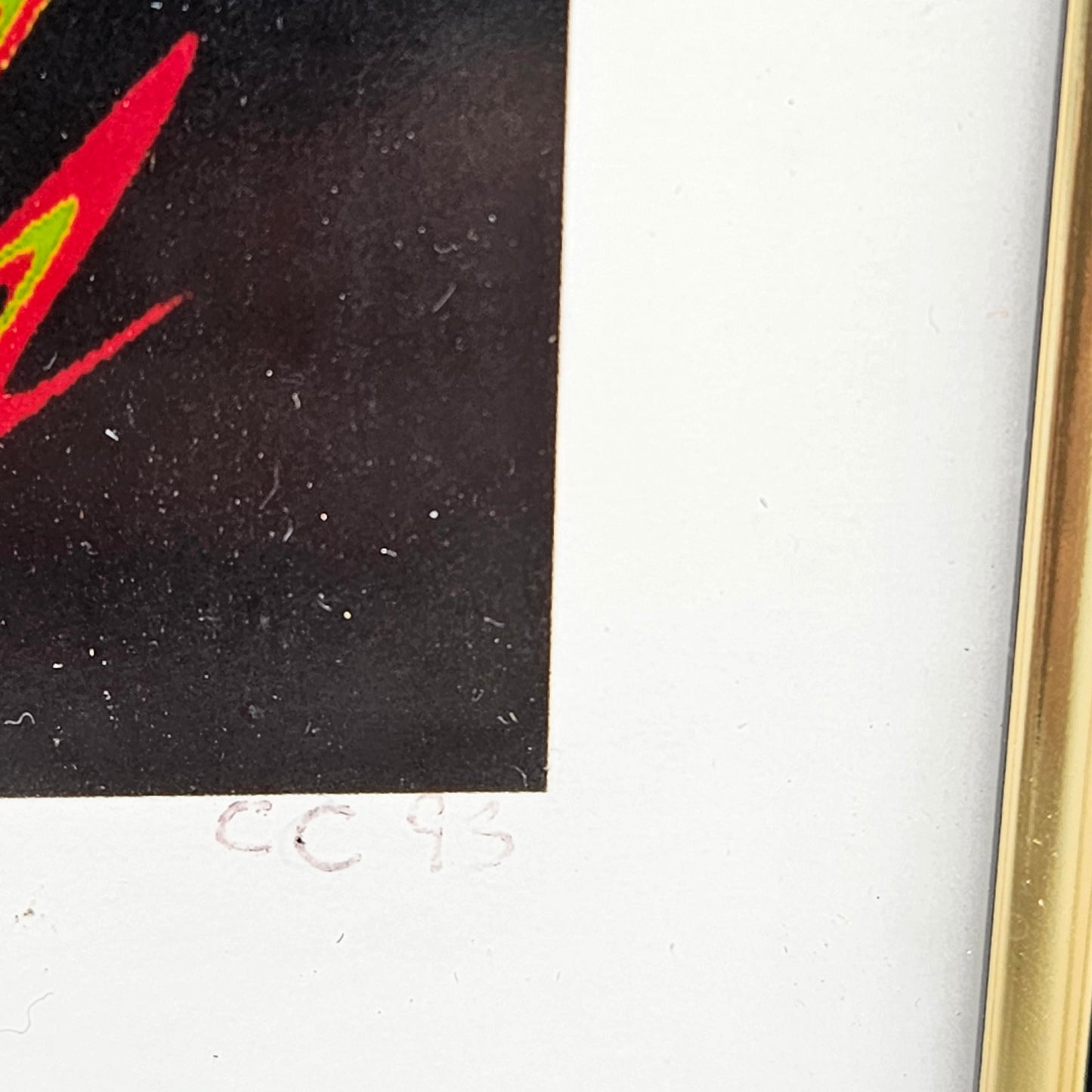 Signed "Starting Point" Print - Modernist Design